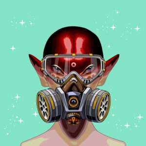 military gasmask avatar