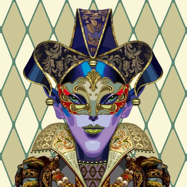 carnival baroque mask avatar